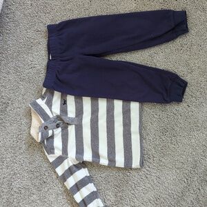 Carter's toddler boy sweat pants + sweater set